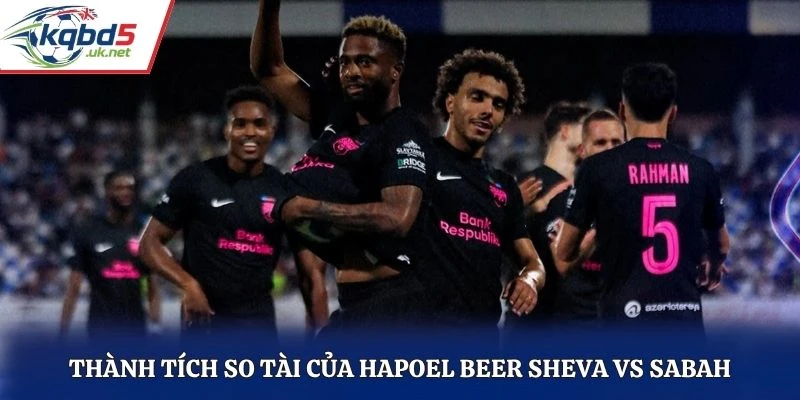 Thành tích so tài của Hapoel Beer Sheva vs Sabah